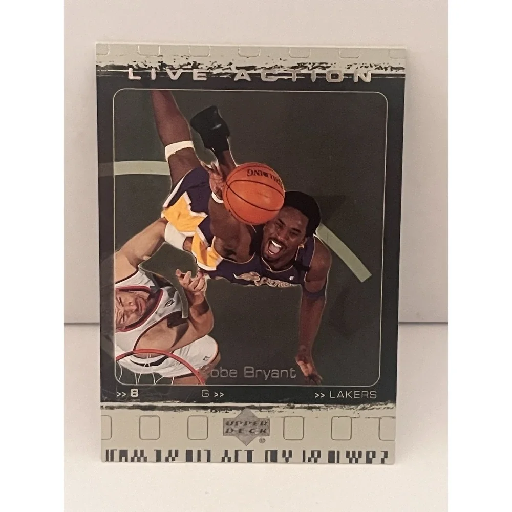 Upper Deck Kobe Bryant Trading Card NBA OS Purple Excellent Live Action LA6